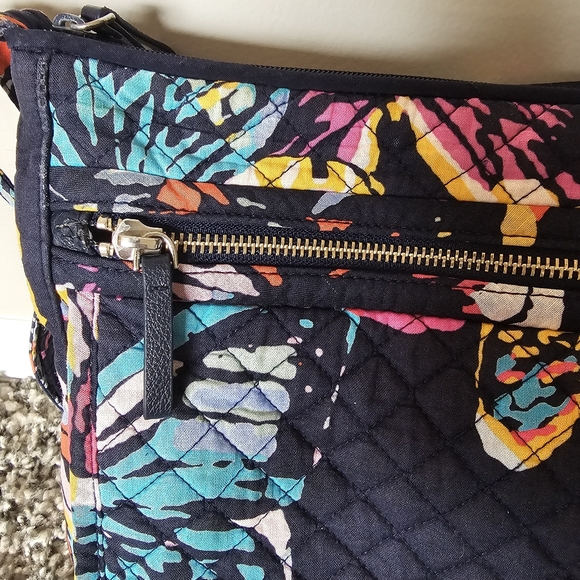 Vera Bradley Butterfly Flutter 2pc Bundle Laptop and Crossbody Purse - Picture 12 of 16